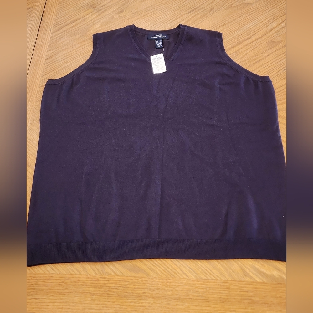 Land's End Outfitters Sweater Vest Bundle Of 4, 3- NWT, 1X True Navy